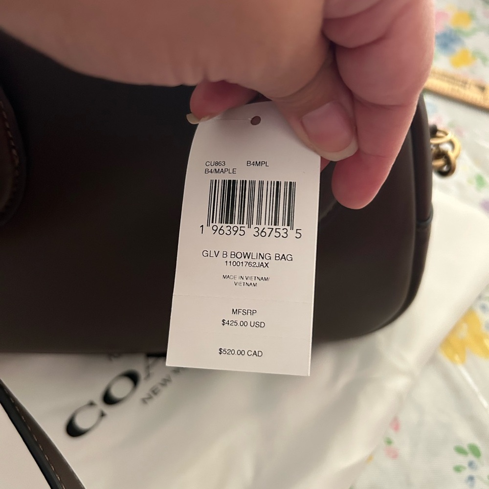 Coach Dark Brown Leather Satchel - Picture 4 of 8